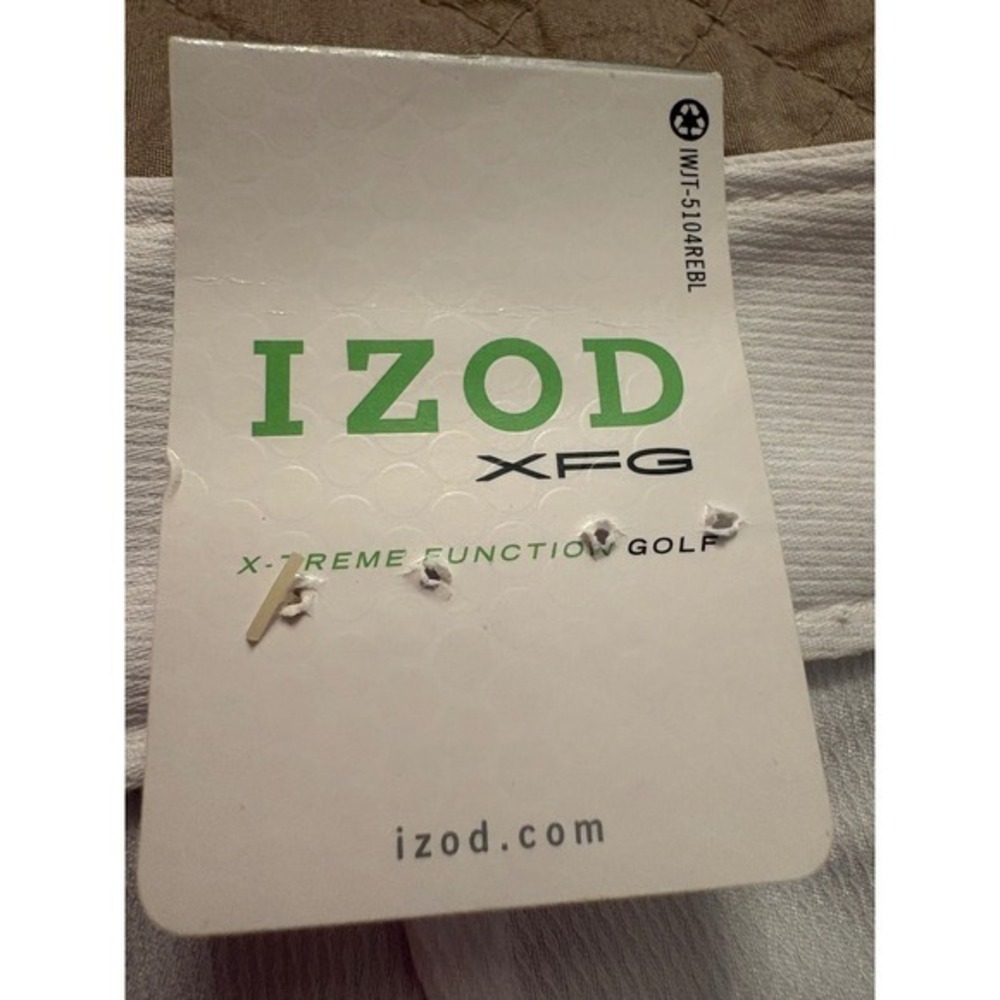 IZOD NWT Women White Cool XFG X-treme Function Shorts - Size 14 - Picture 5 of 6